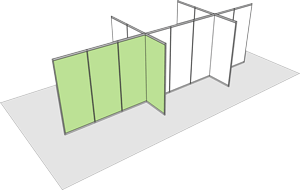 Beispielstand Eckstand / corner stand example