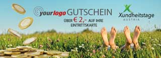 Eintrittsgutscheine mit Logo
